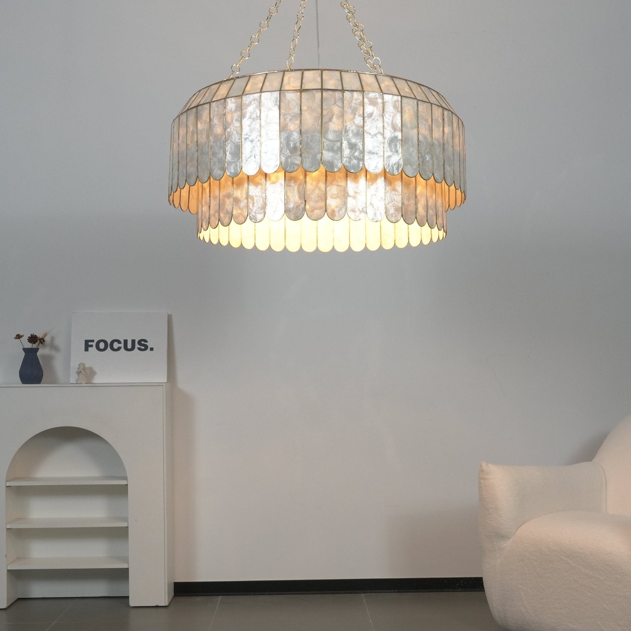 Capiz Shell Aurelia Chandelier