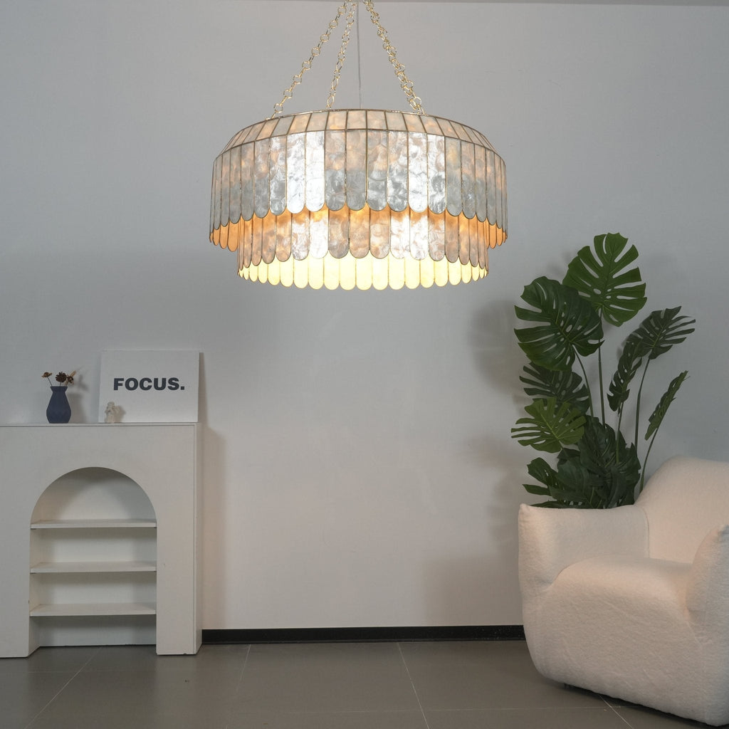Capiz Shell Aurelia Chandelier