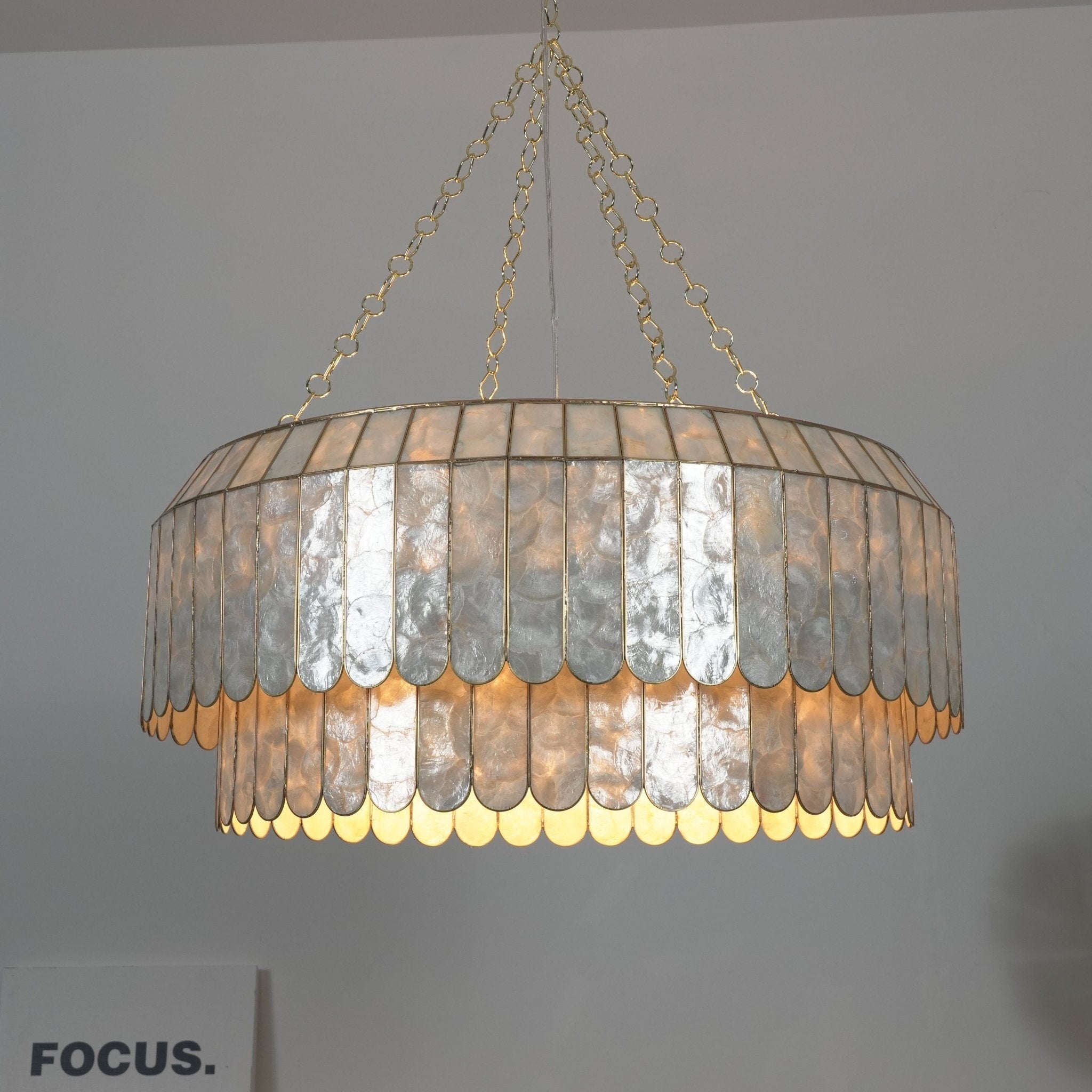 Capiz Shell Aurelia Chandelier