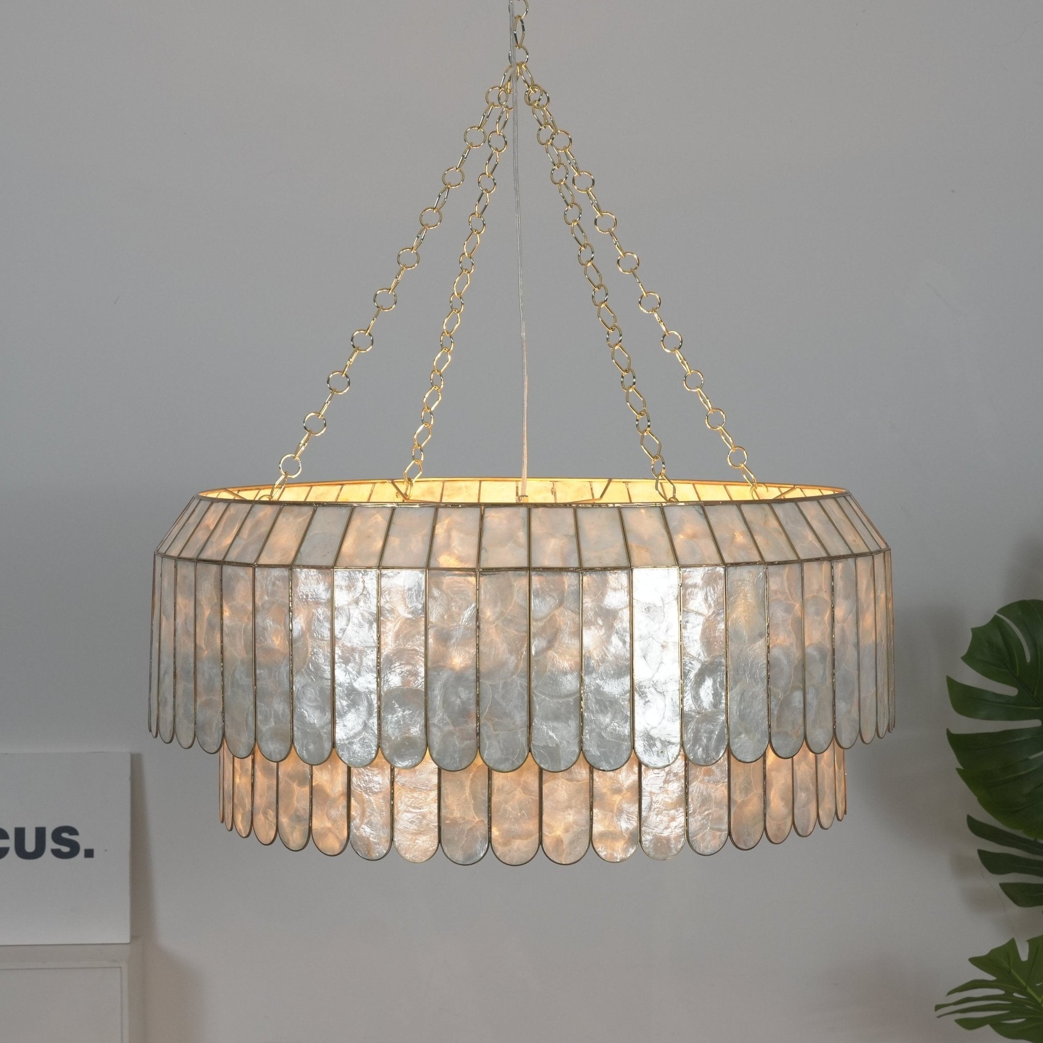 Capiz Shell Aurelia Chandelier