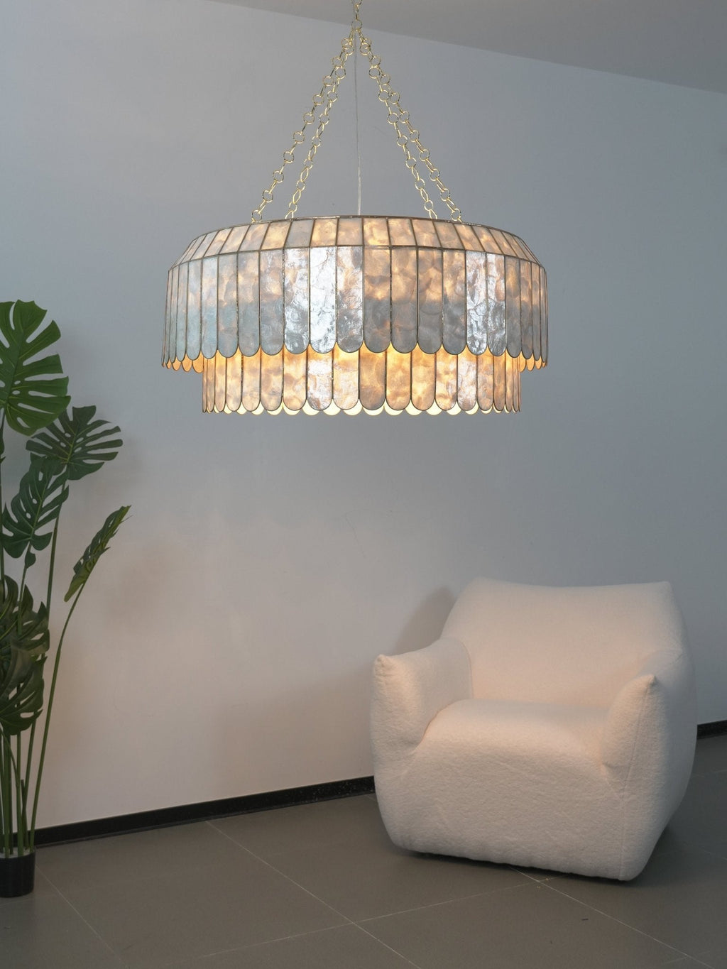 Capiz Shell Aurelia Chandelier
