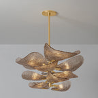 Cardiff Chandelier Glass lighting by Bling Lighting Studio