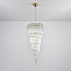 Transparent Twisting Raindrop Chandelier product image