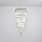 Transparent Twisting Raindrop Chandelier product image