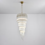 Transparent Twisting Raindrop Chandelier product image