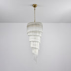 Transparent Twisting Raindrop Chandelier product image