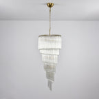 Transparent Twisting Raindrop Chandelier product image