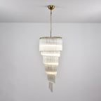 Transparent Twisting Raindrop Chandelier product image