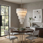 Cascadoria Chandelier Glass lighting by Bling Lighting Studio