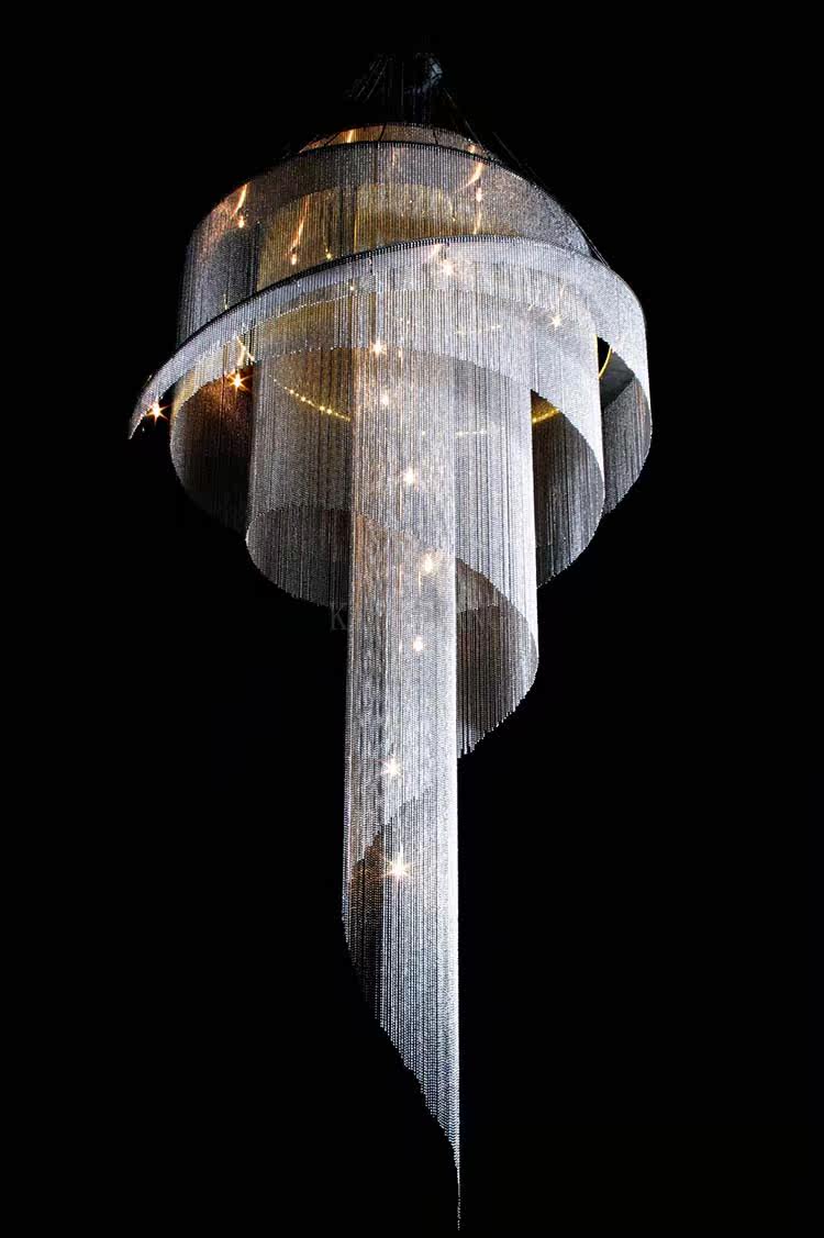 Celestial Twist Chandelier