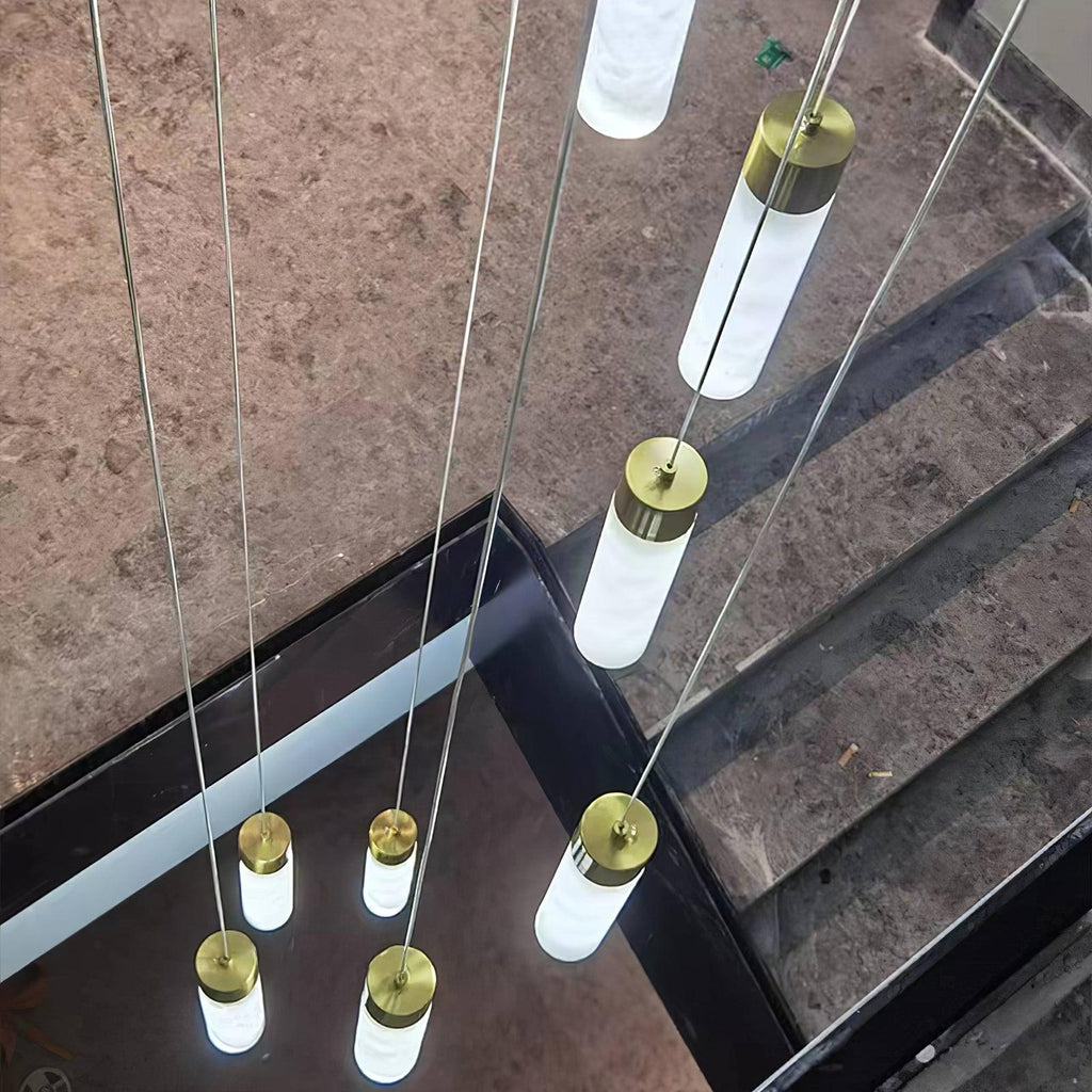 Luminous Alabaster Waterfall Chandelier product image