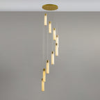 Luminous Alabaster Waterfall Chandelier product image