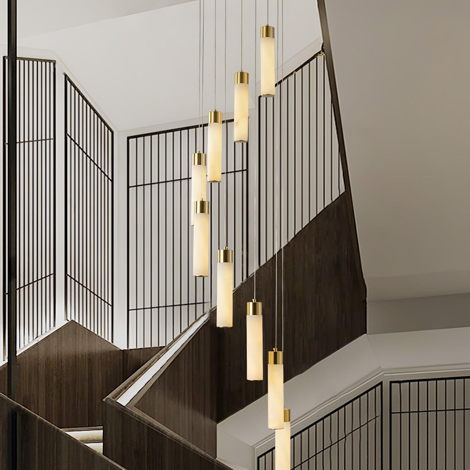 Luminous Alabaster Waterfall Chandelier product image