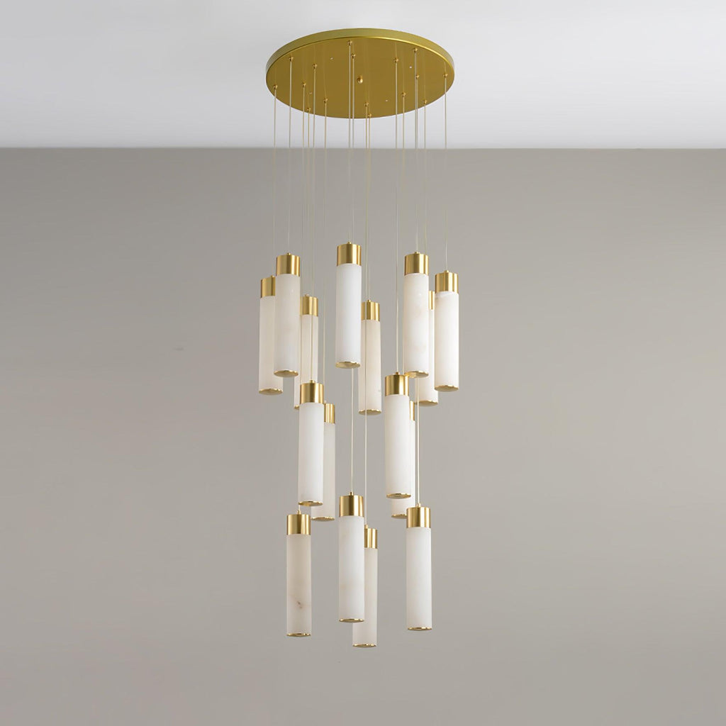 Luminous Alabaster Waterfall Chandelier product image