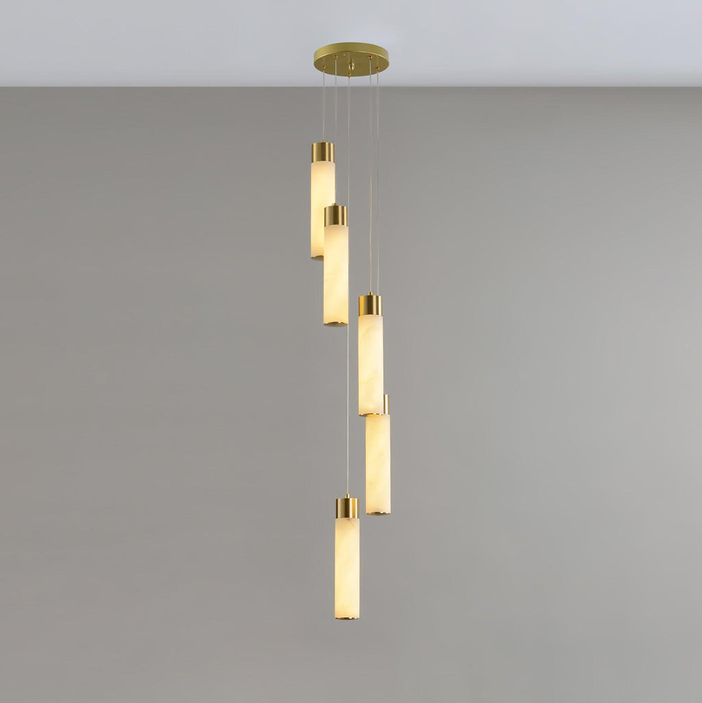 Luminous Alabaster Waterfall Chandelier product image
