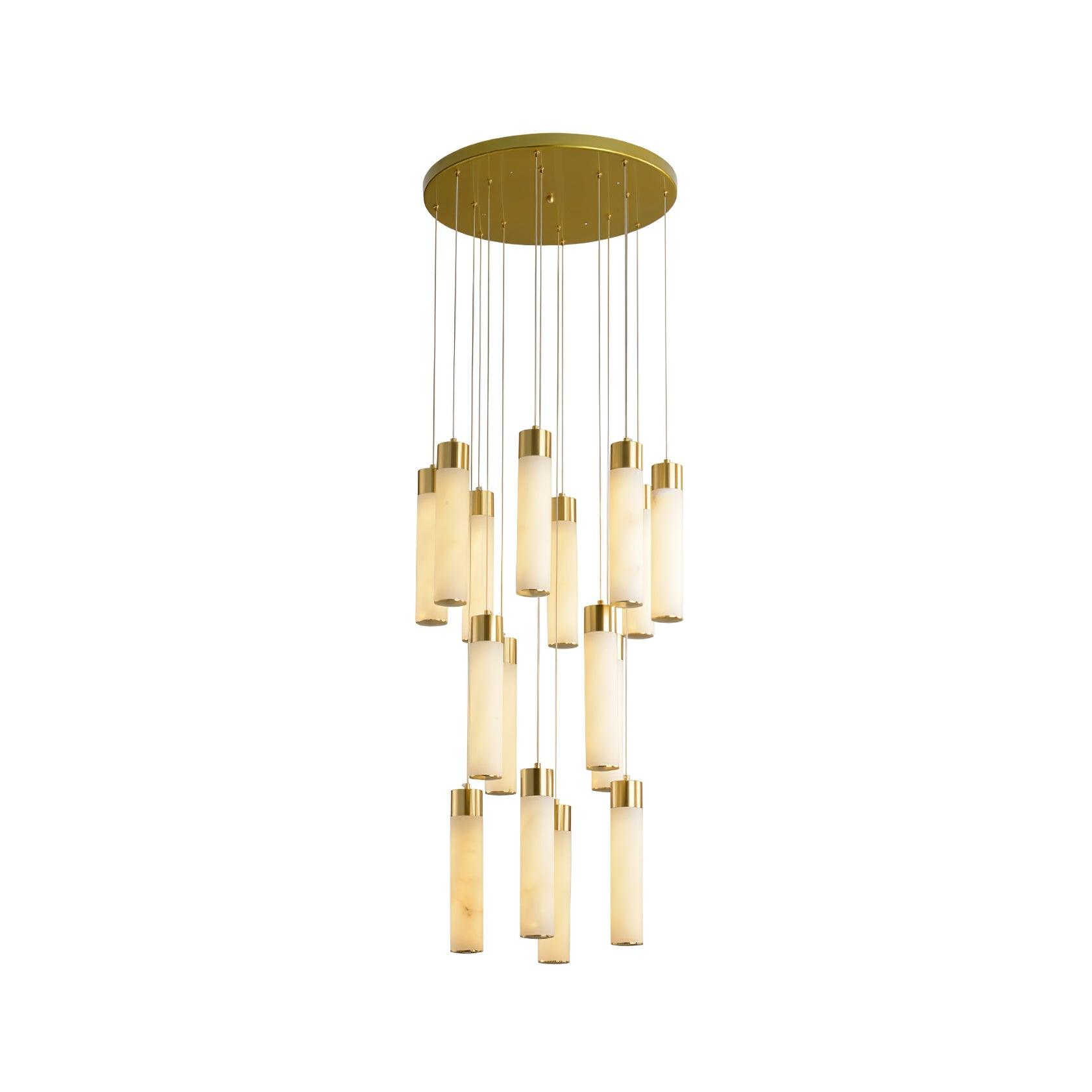 Luminous Alabaster Waterfall Chandelier product image
