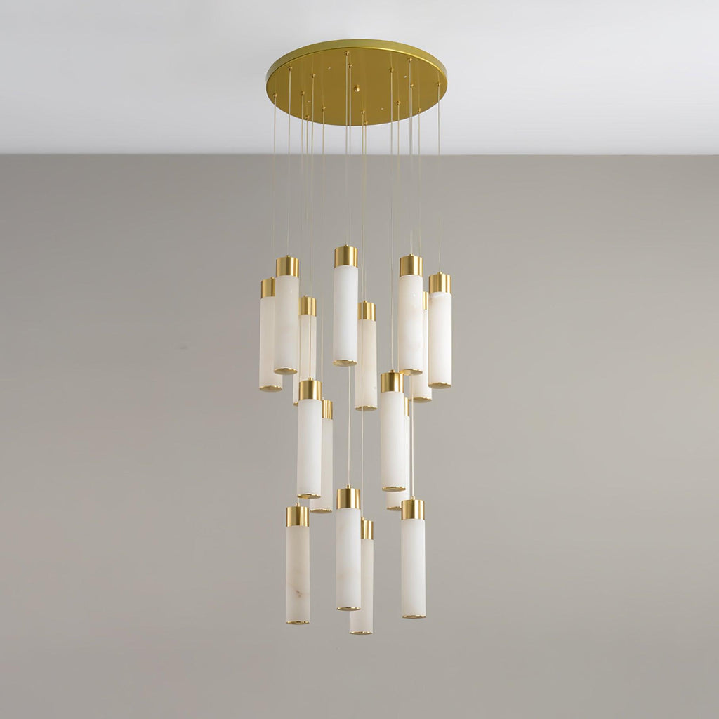 Luminous Alabaster Waterfall Chandelier product image