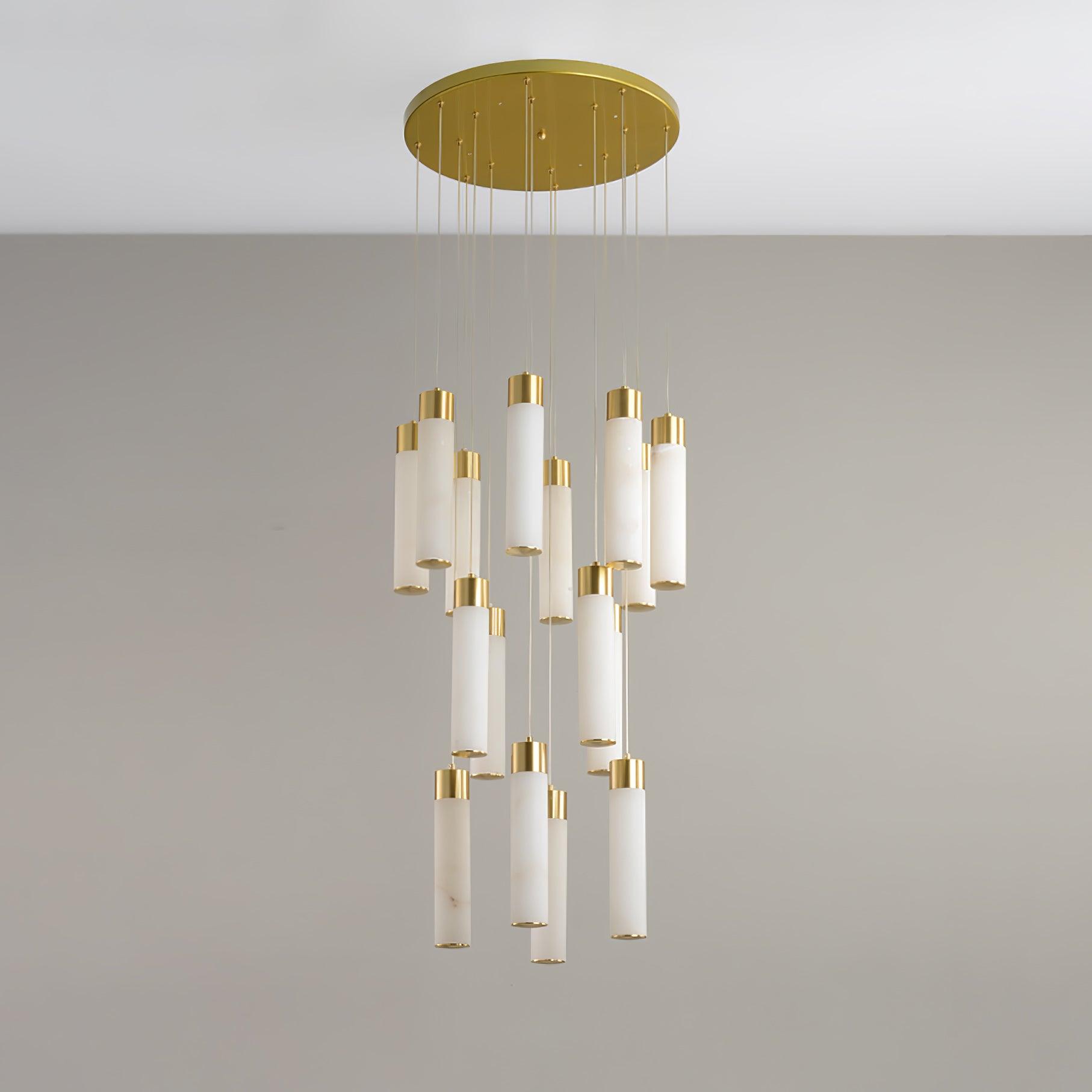 Luminous Alabaster Waterfall Chandelier product image