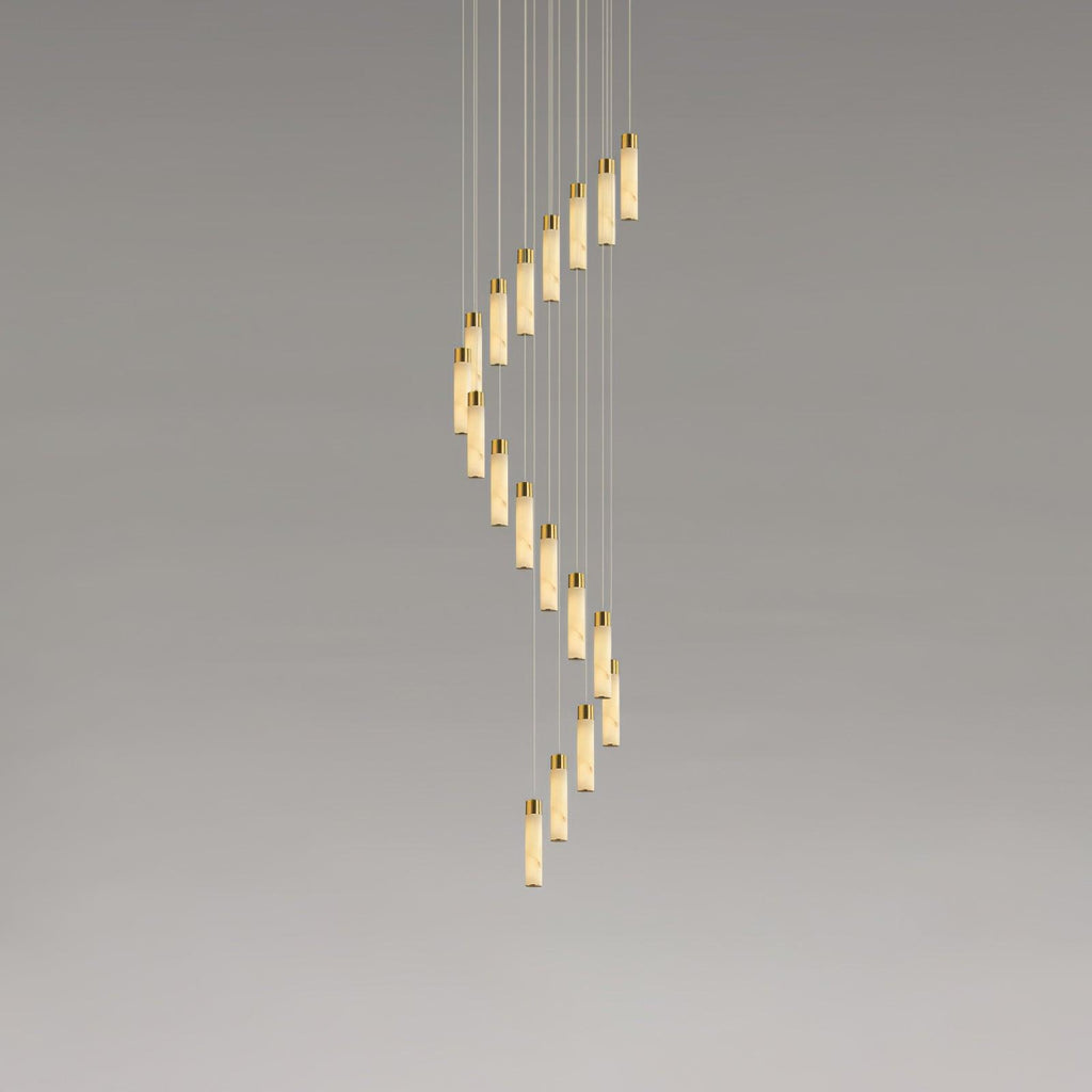 Luminous Alabaster Waterfall Chandelier product image