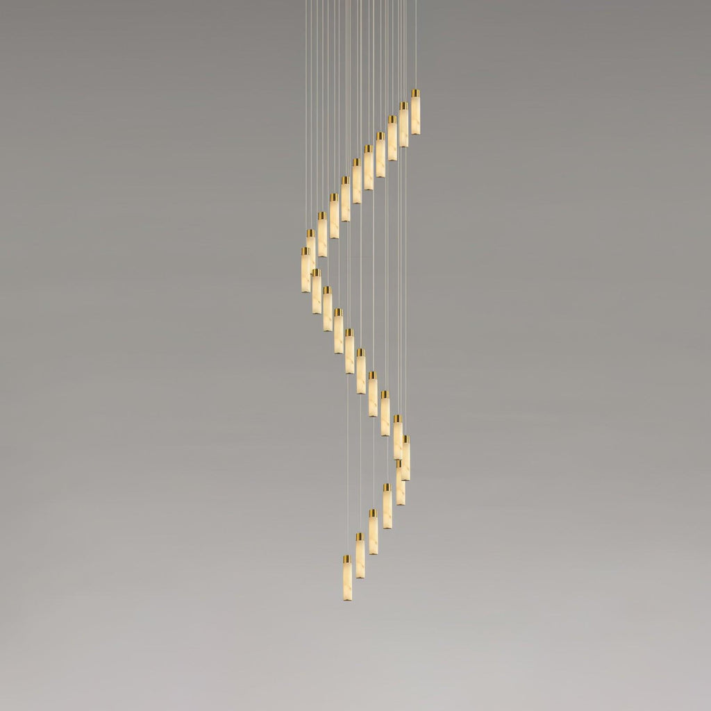 Luminous Alabaster Waterfall Chandelier product image