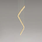 Luminous Alabaster Waterfall Chandelier product image