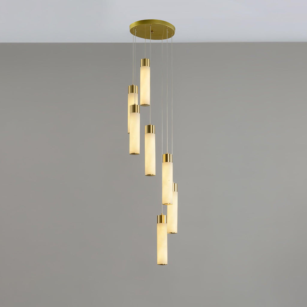 Luminous Alabaster Waterfall Chandelier product image