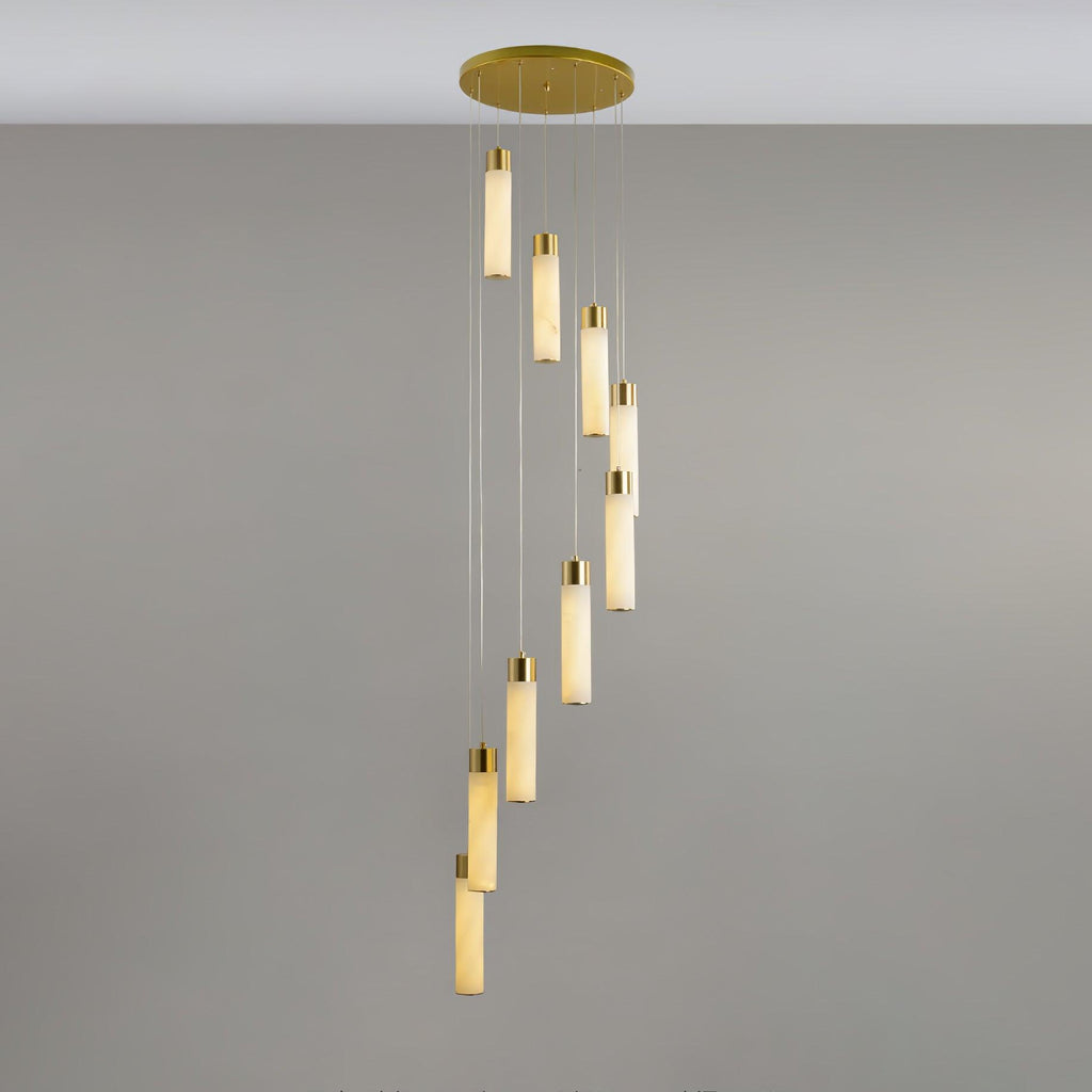 Luminous Alabaster Waterfall Chandelier product image