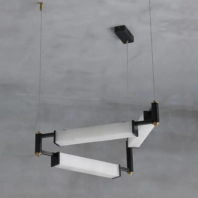 Spain Alabaster Modern Dining Room Chandeliers by Bling Lighting Studio