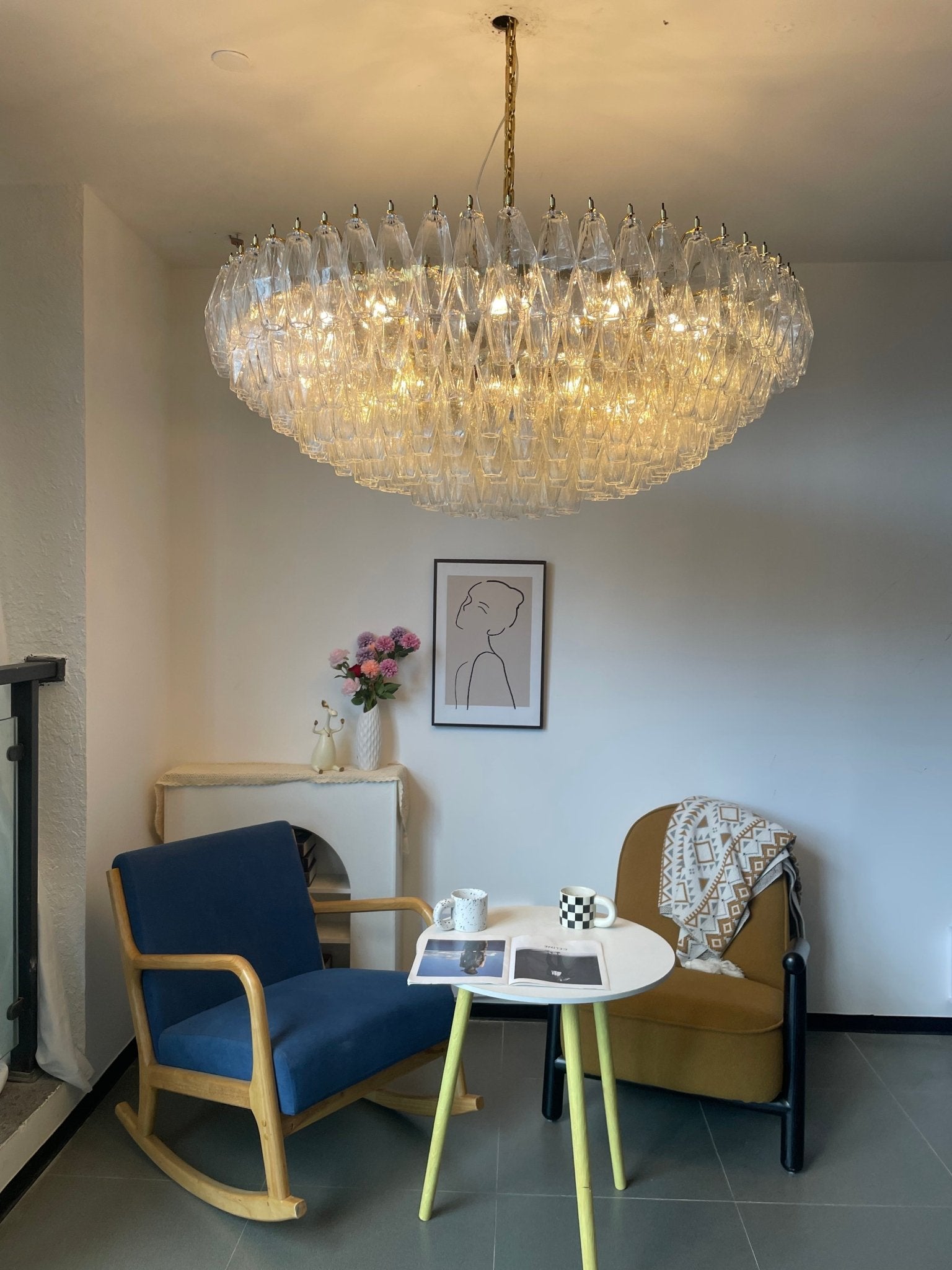 Modern Clear Sorrento Chandelier product image
