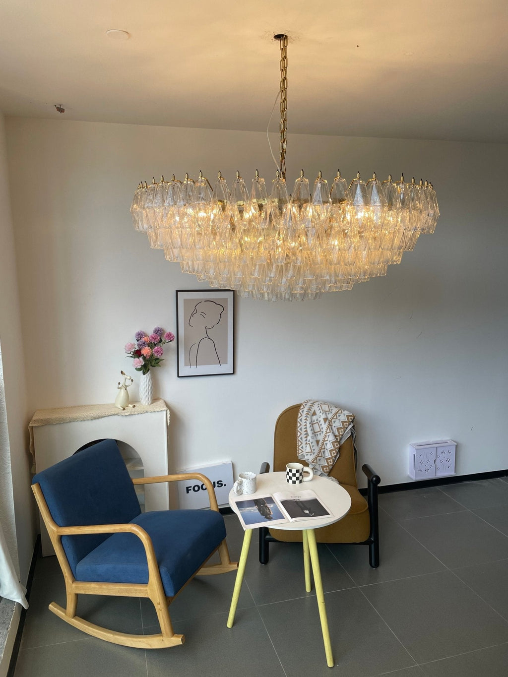 Modern Clear Sorrento Chandelier product image