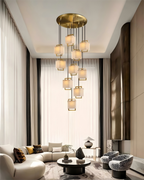 1-Light Rubbed Brass Alabaster flush mount Wall Light Fixture for bedside