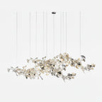 Gold White Leaves Combination Gingko Chandeliers