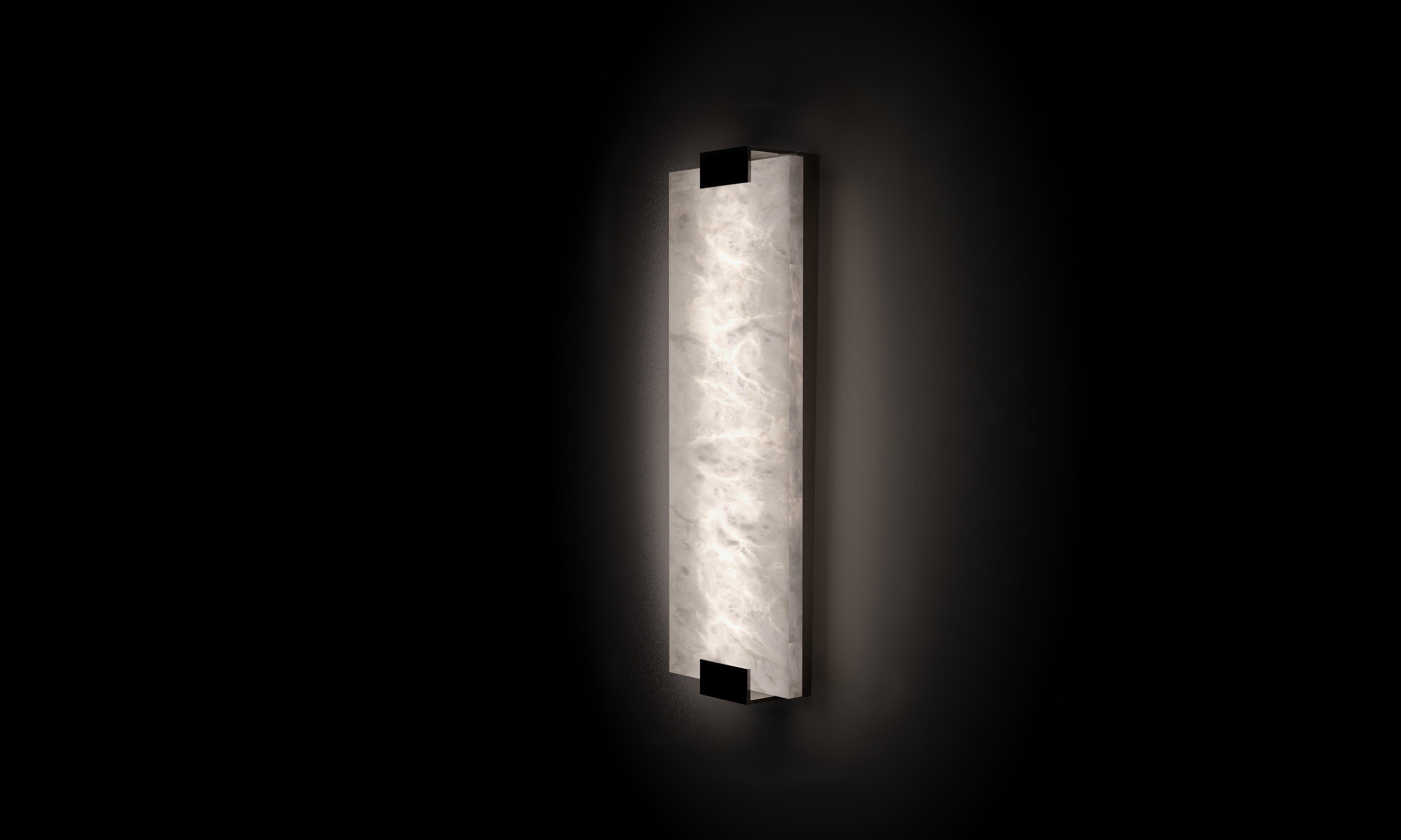 Theseus Alabaster Kairo Wall Sconce 20"H