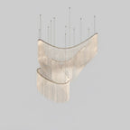 Luxury Waterfall Crystal Droplet Chandelier product image