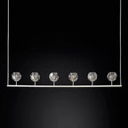 Crystal Ball Linear Chandelier