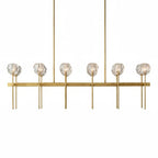 Crystal Ball Linear Chandelier