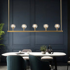 Crystal Ball Linear Chandelier