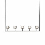 Crystal Ball Linear Chandelier