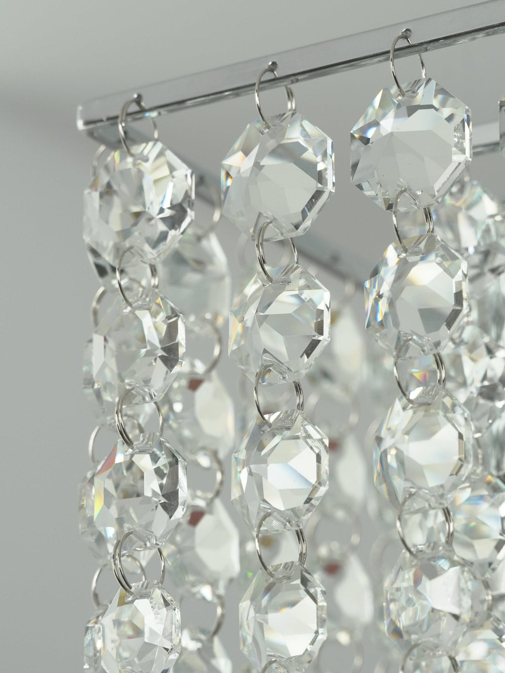 Crystal Frame Chandelier Crystal lighting by Bling Lighting Studio
