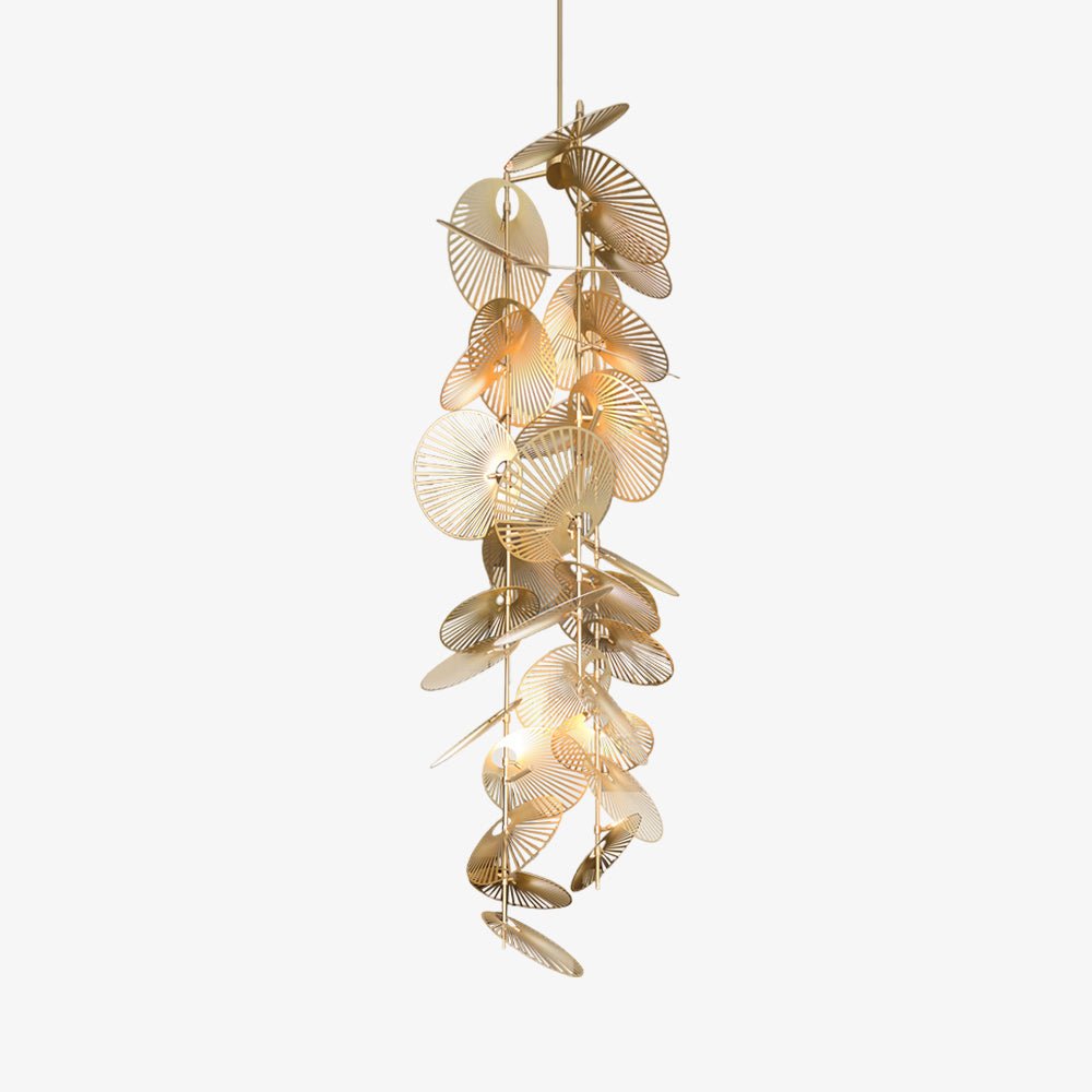 Luxury Cattail Leaf Chandelier by Bling Lighting Studio