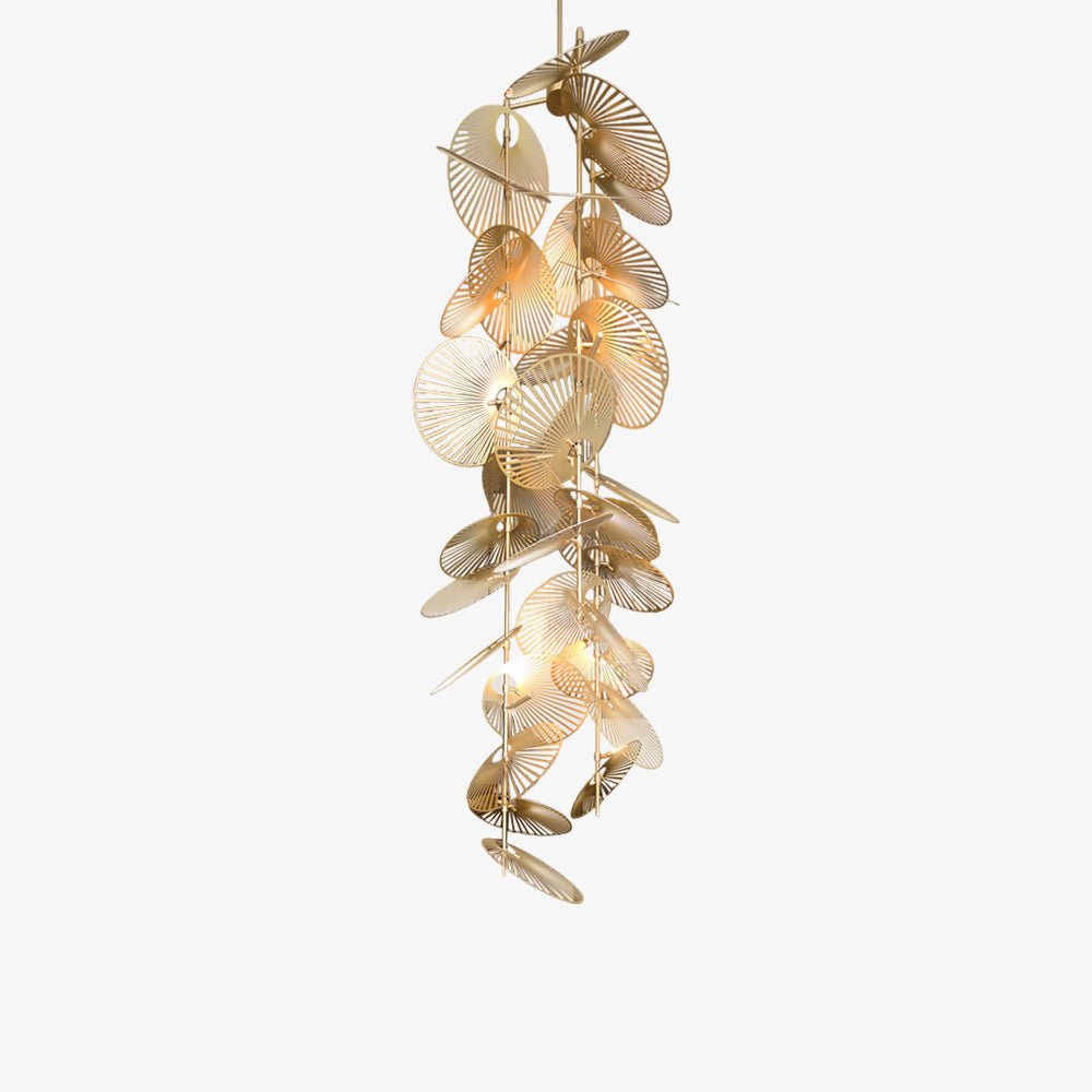Luxury Cattail Leaf Chandelier product image