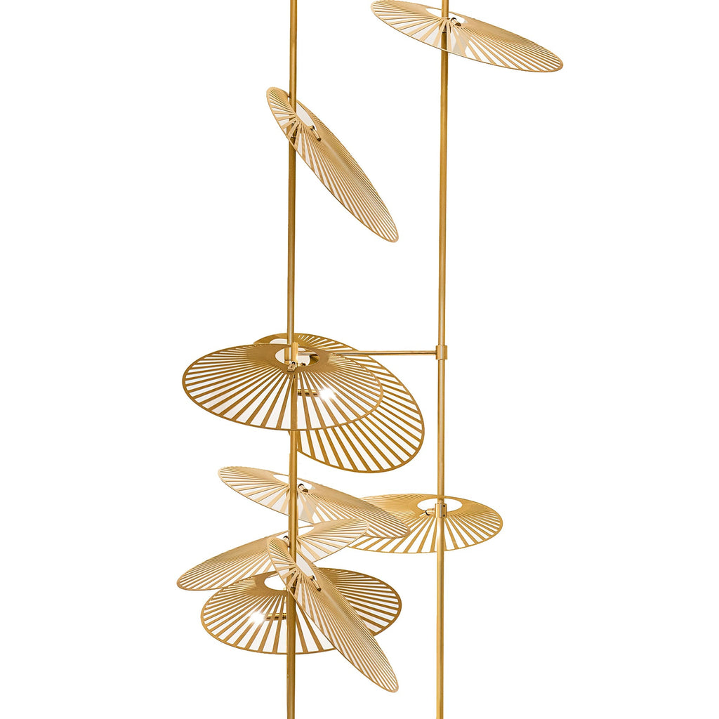 Luxury Cattail Leaf Chandelier product image