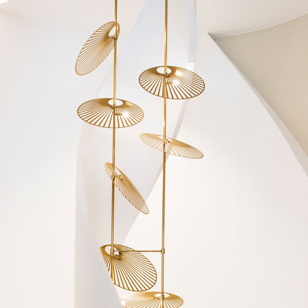Luxury Cattail Leaf Chandelier product image