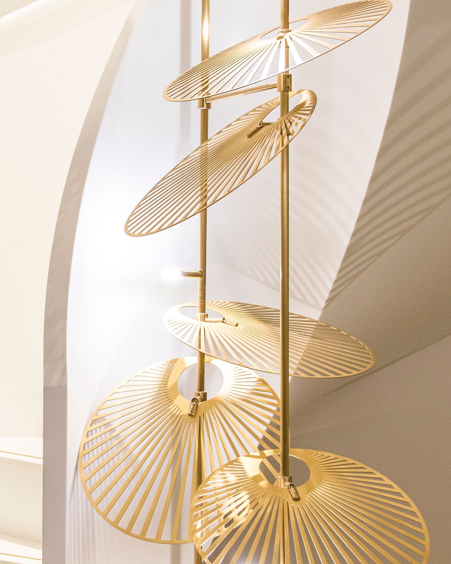 Luxury Cattail Leaf Chandelier product image