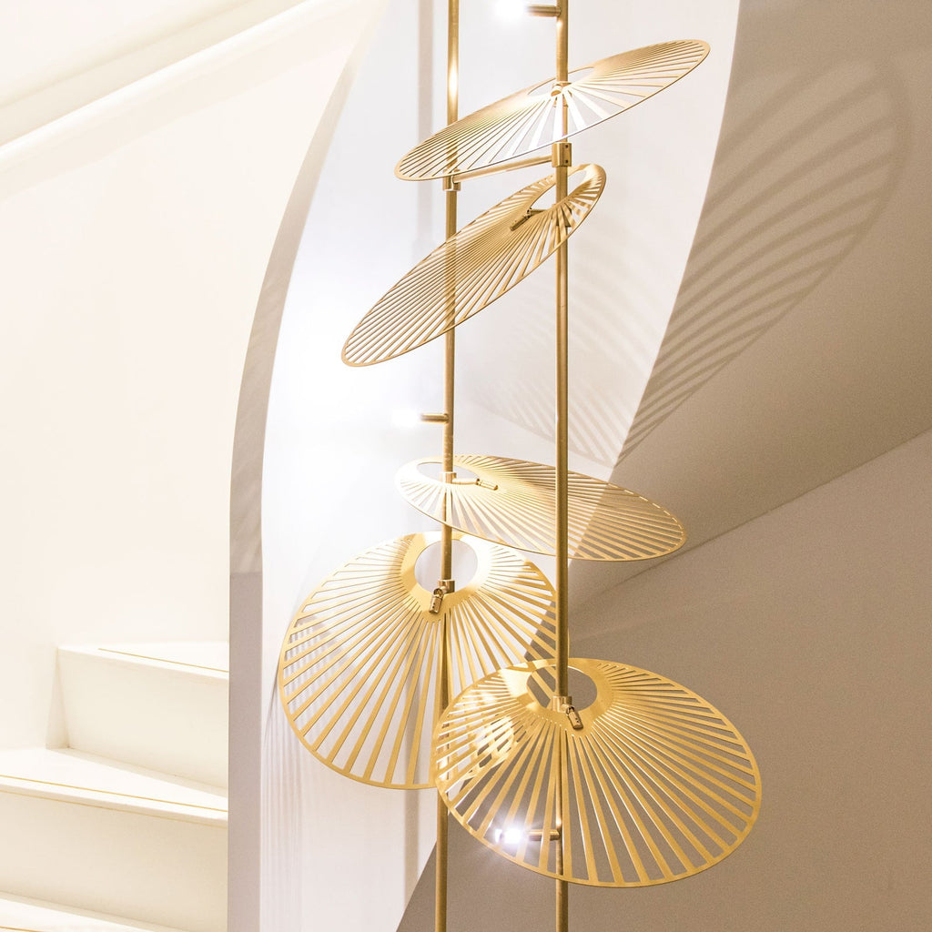 Luxury Cattail Leaf Chandelier product image