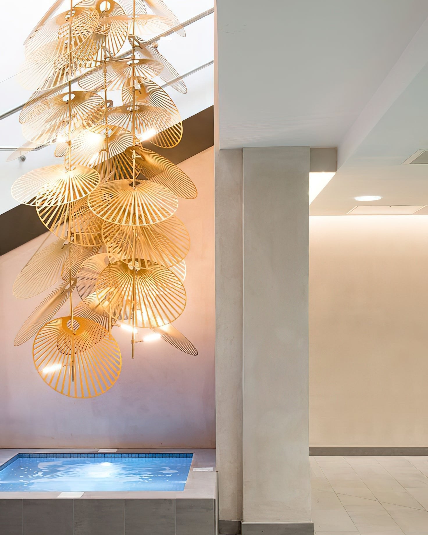 Luxury Cattail Leaf Chandelier product image
