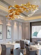 Metallic Artistic Foliage Ceiling Chandelier product image