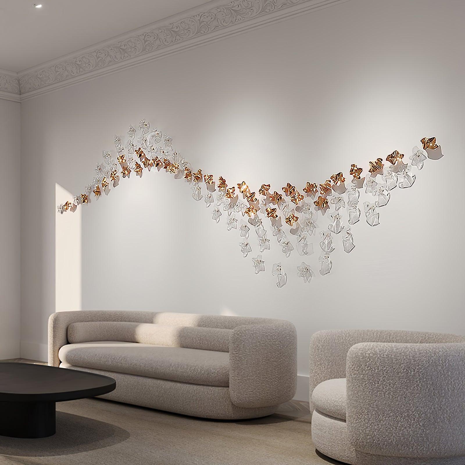 Tidal Art Glass Pendants Lamp