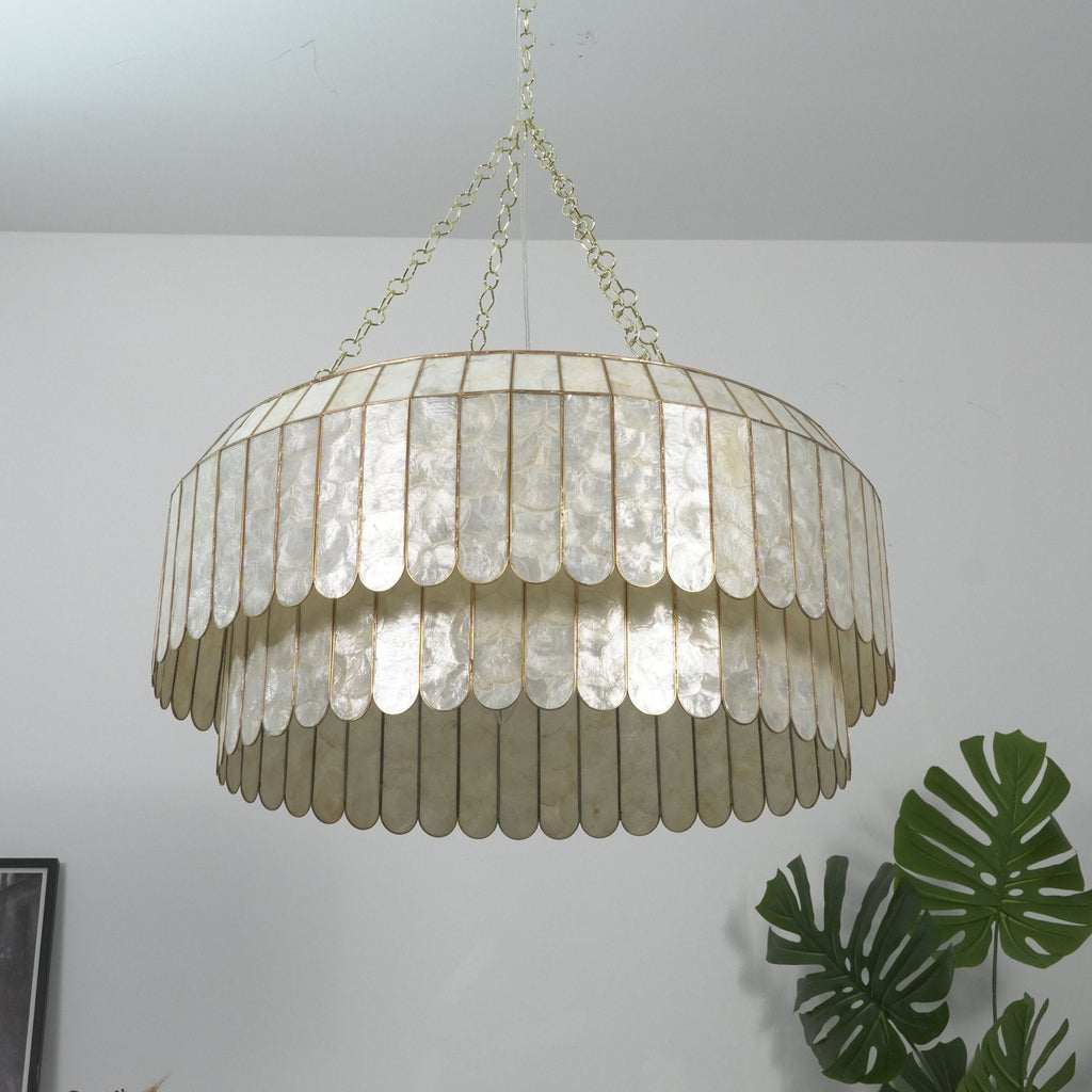 Capiz Shell Aurelia Chandelier