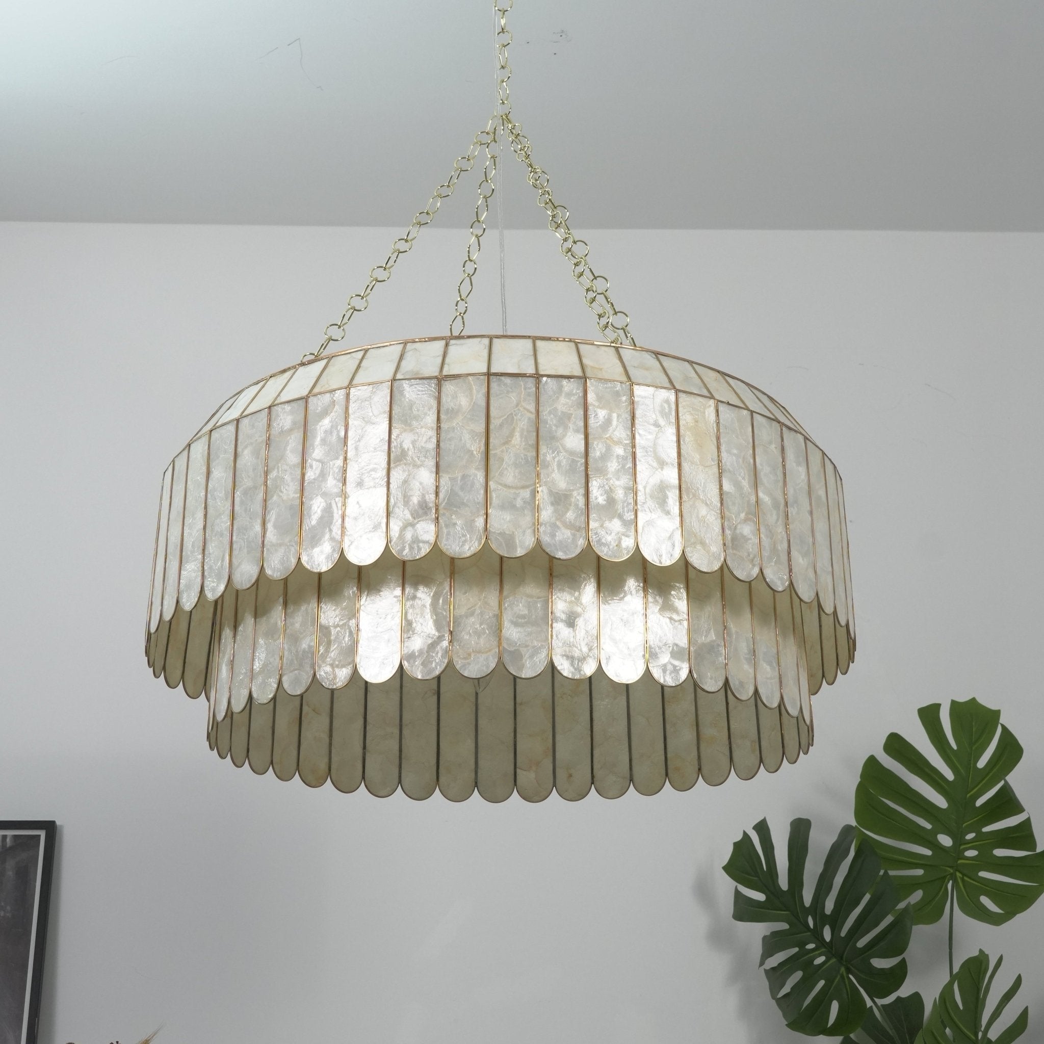 Capiz Shell Aurelia Chandelier